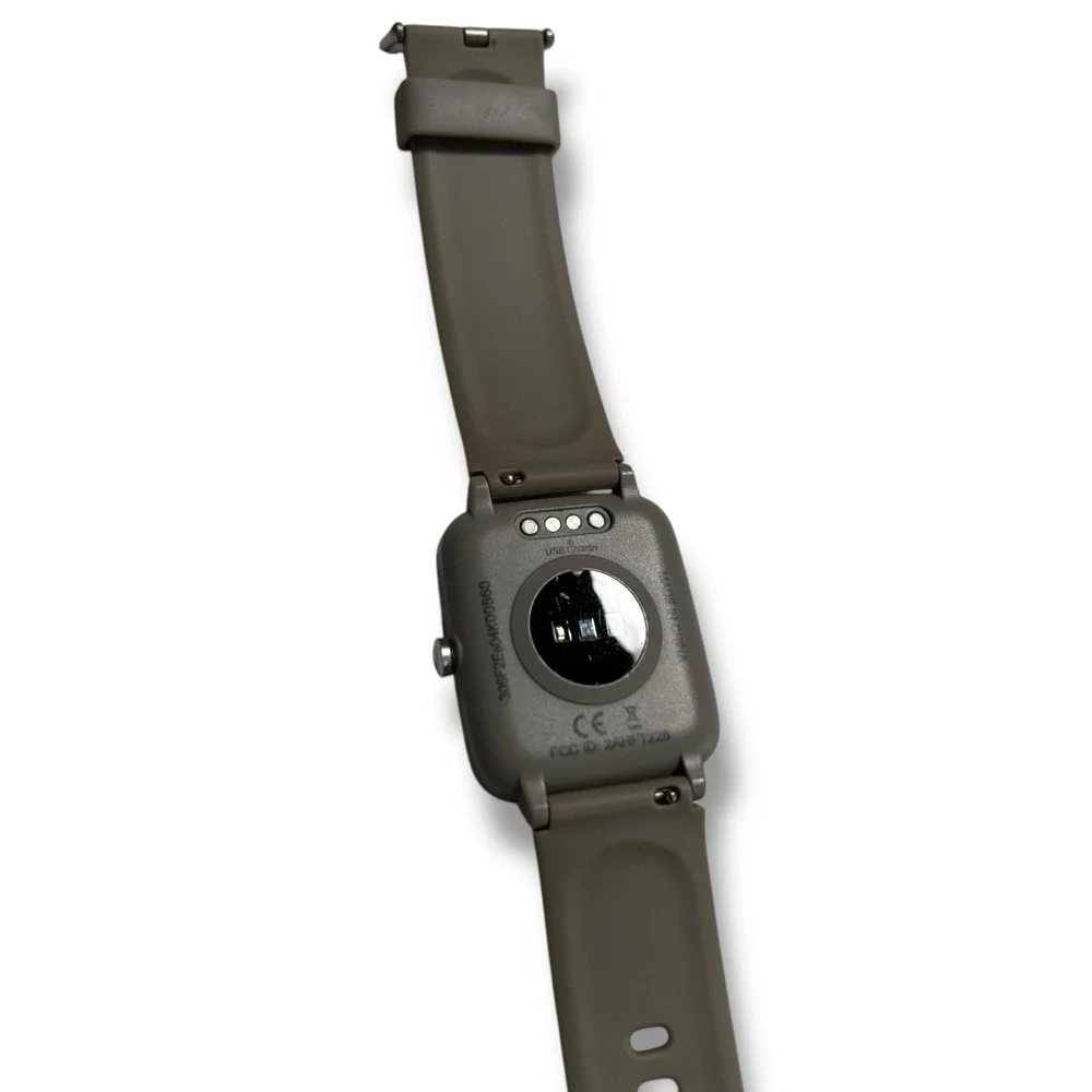 Fitpolo Smart Watch Unisex Gray + Gray Silicone Band - No Charger‎